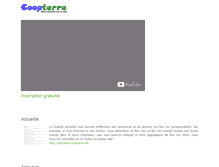 Tablet Screenshot of coopterre.net
